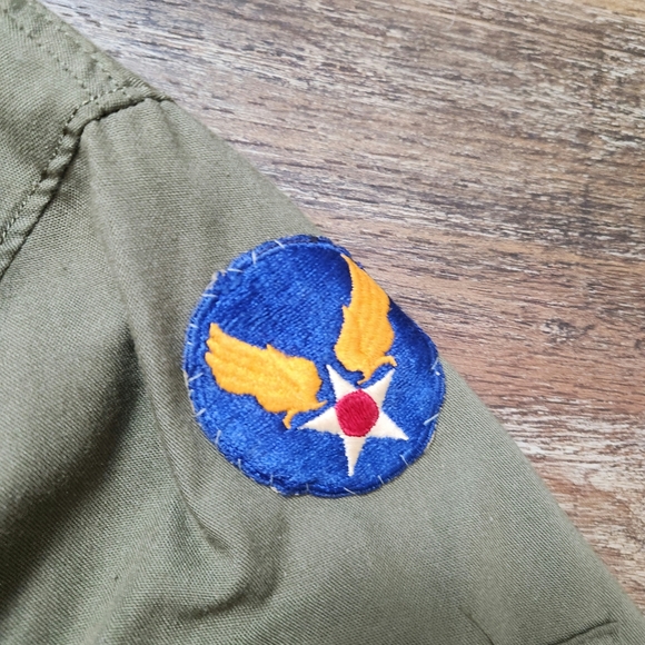 VINTAGE USA Lightweight Flyers Flight Jacket SZ M R (Expandable Wrist & Waist) - Picture 4 of 8